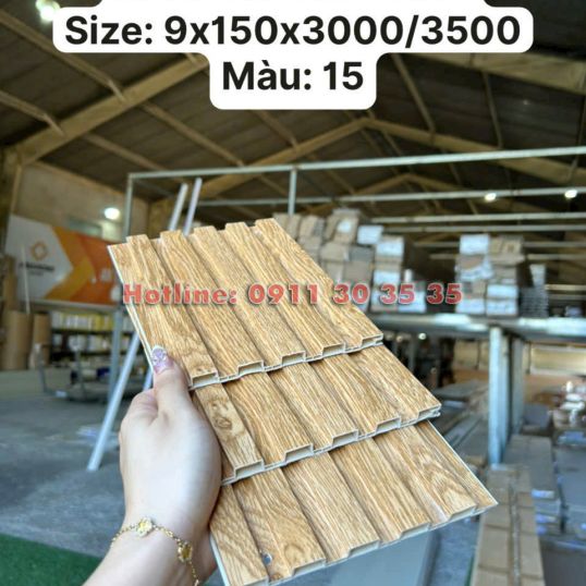 Lam 5 Sóng Thấp Nhựa Giả Gỗ| Màu 15