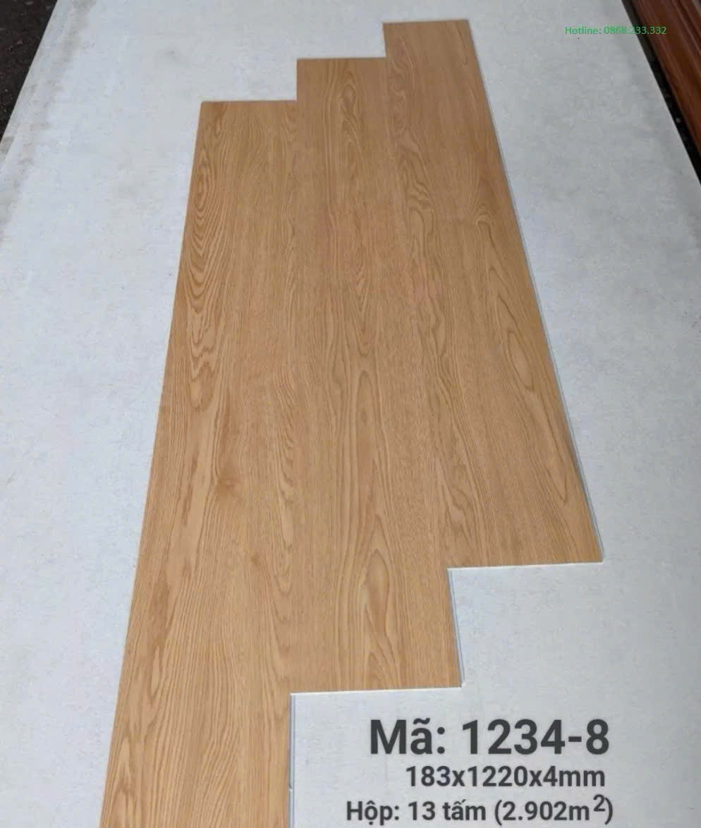Sàn nhựa hèm khóa | Mã 1234-8