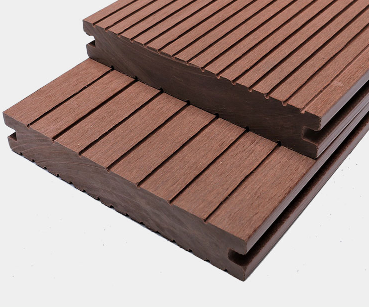 Sàn Gỗ Nhựa Ngoài Trời SD120x20-2G Red Brown